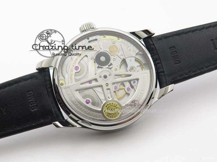 MIROTIME 0105 Portuguese Real PR IW500106 ZF 1:1 Best Edition Grey Dial On Black Leather Strap A52010 V Versatile 7306